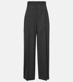 The Row Gordon virgin wool wide-leg pants