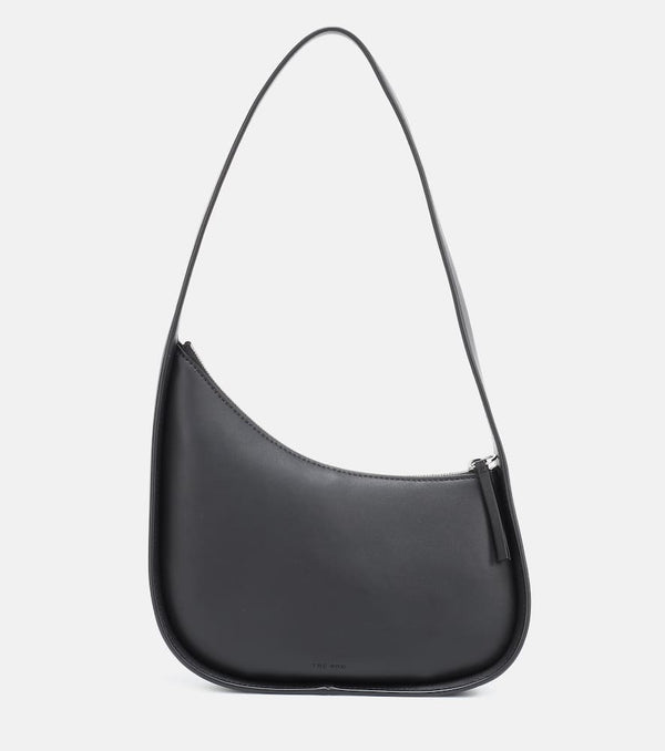 The Row Half Moon leather shoulder bag