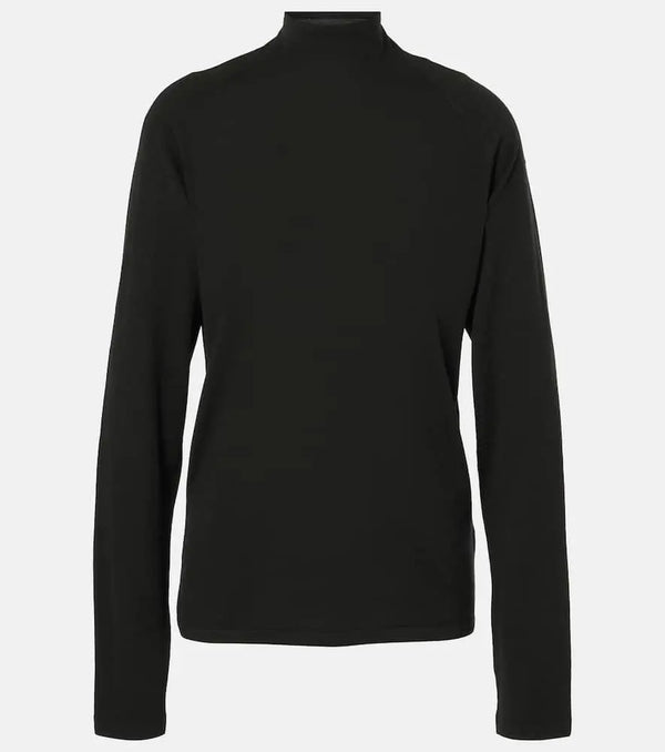 The Row Honna wool turtleneck top | LYBSTORE