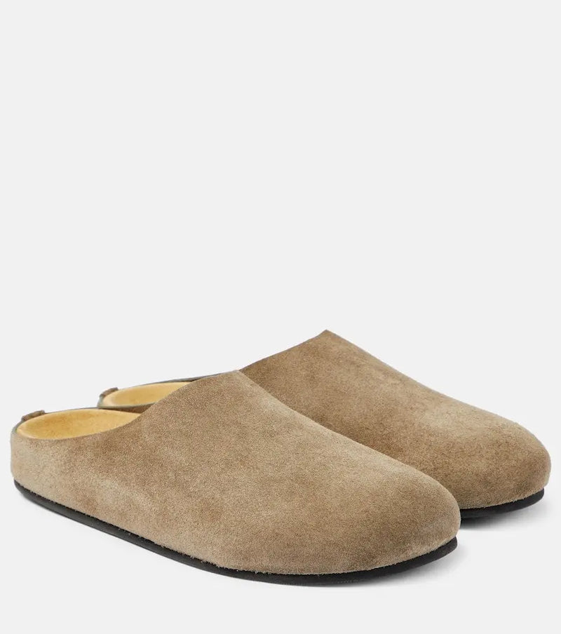 The Row Hugo suede mules | LYBSTORE