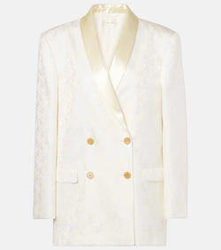 The Row Jerome silk jacquard blazer | LYBSTORE