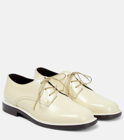 The Row Jules leather derby shoes