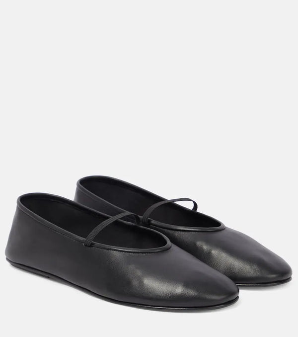 The Row Leather ballet flats | LYBSTORE