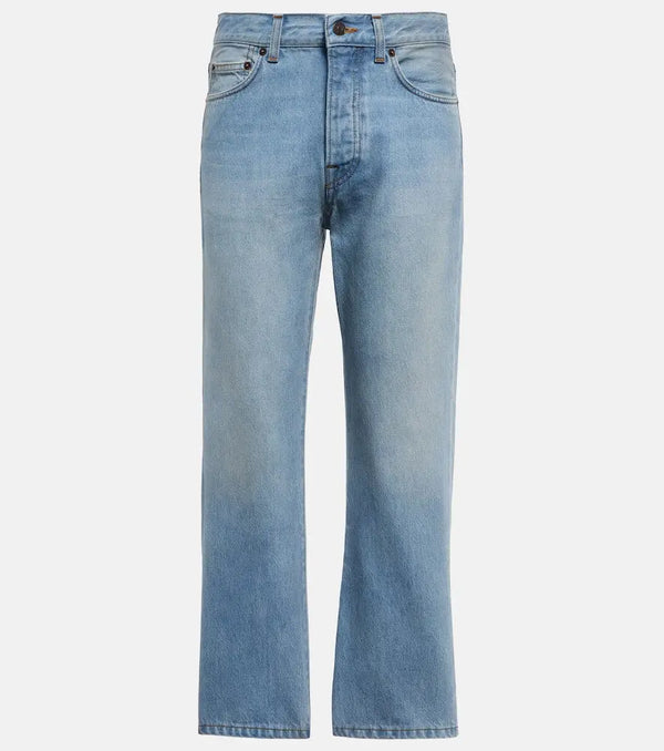 The Row Lesley cropped denim jeans | LYBSTORE