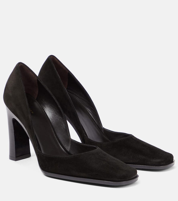 The Row Mae suede pumps | LYBSTORE