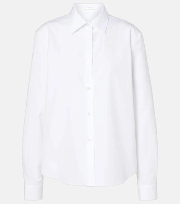 The Row Maigret cotton poplin shirt | LYBSTORE