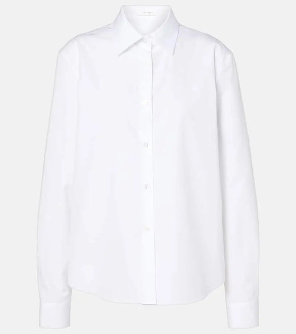 The Row Maigret cotton poplin shirt | LYBSTORE