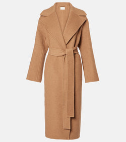 The Row Malika wool wrap coat