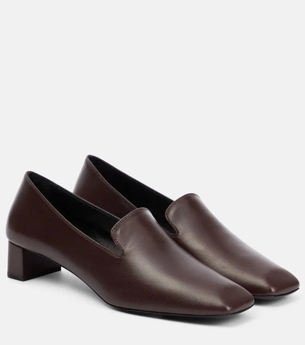 The Row Margaret leather loafers | LYBSTORE