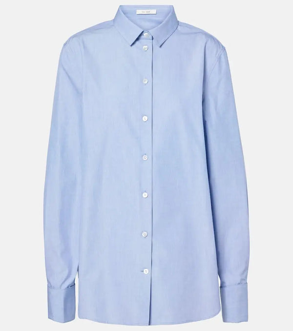 The Row Metis cotton poplin shirt | LYBSTORE