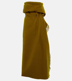 The Row Nimah wool and mohair maxi dress