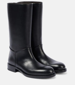 The Row Nobilis leather knee-high boots | LYBSTORE