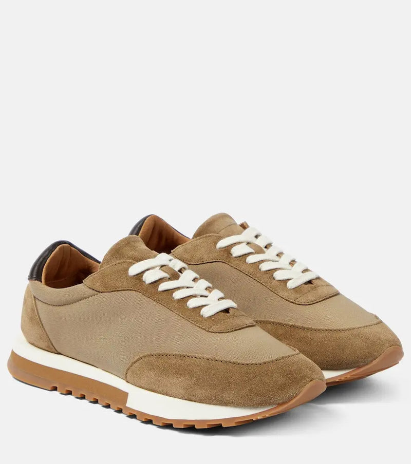 The Row Owen Runner suede sneakers