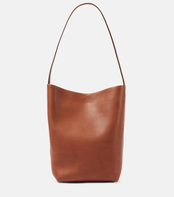 The Row Park N/S Medium leather tote bag