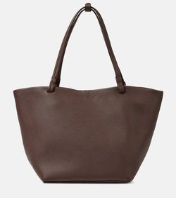 The Row Park Three leather tote bag