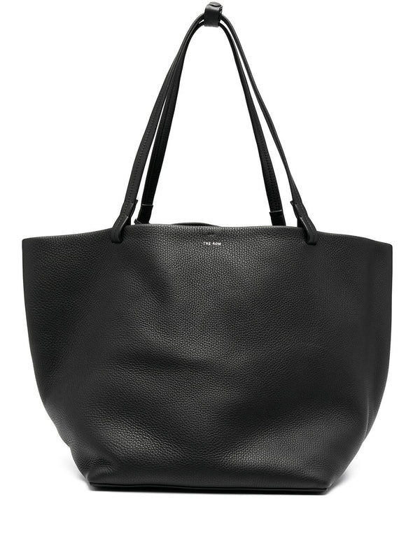 The Row Park Tote Three Leather Tote Bag