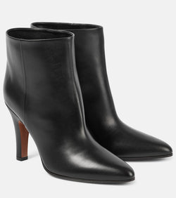 The Row Prudens leather ankle boots