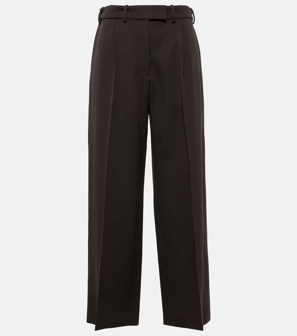 The Row Roan virgin wool wide-leg pants