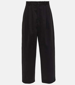 The Row Rufos cotton and wool wide-leg pants | LYBSTORE