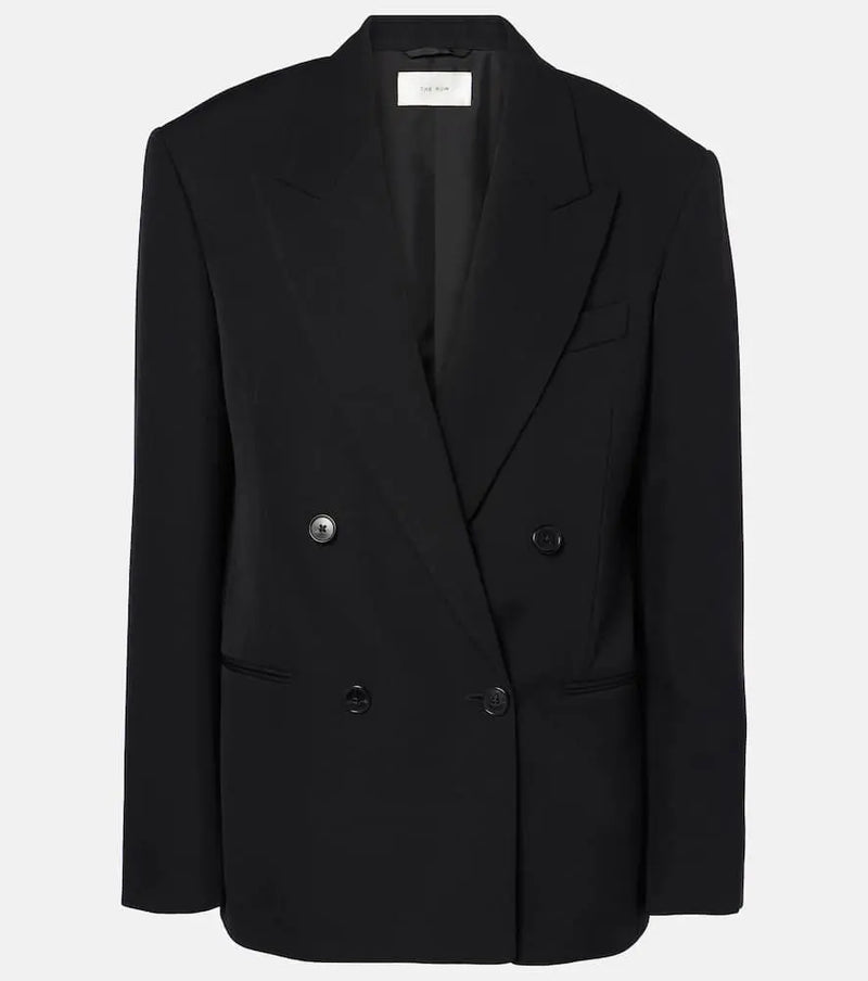 The Row Sandon double-breasted wool blazer | LYBSTORE