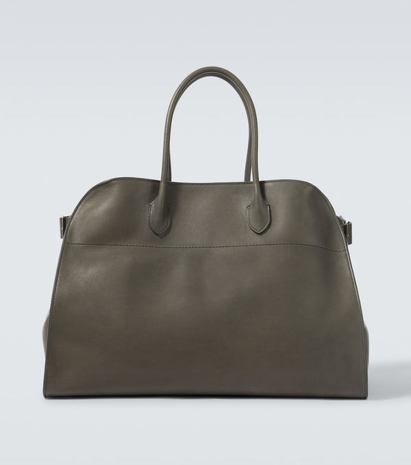 The Row Soft Margaux 17 leather tote bag