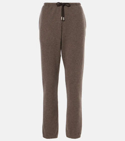 The Row Teo cashmere and cotton sweatpants | LYBSTORE