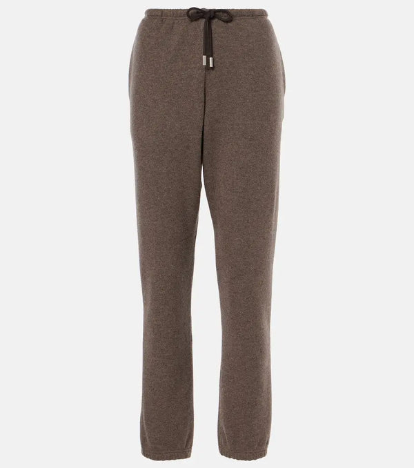 The Row Teo cashmere and cotton sweatpants | LYBSTORE