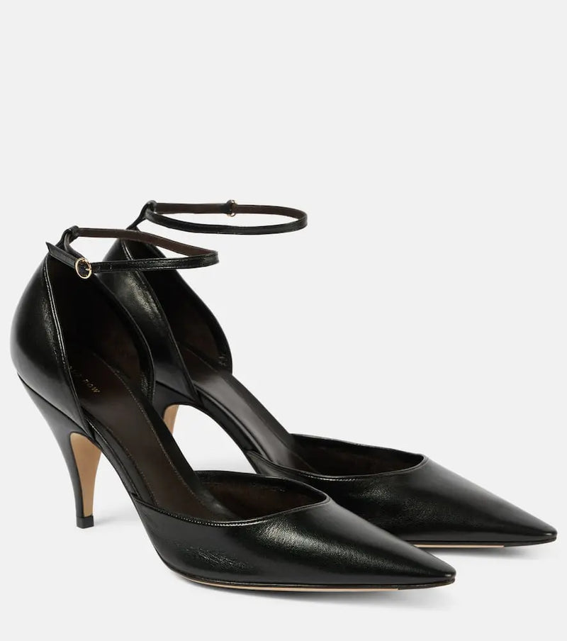 The Row Uxor leather pumps | LYBSTORE