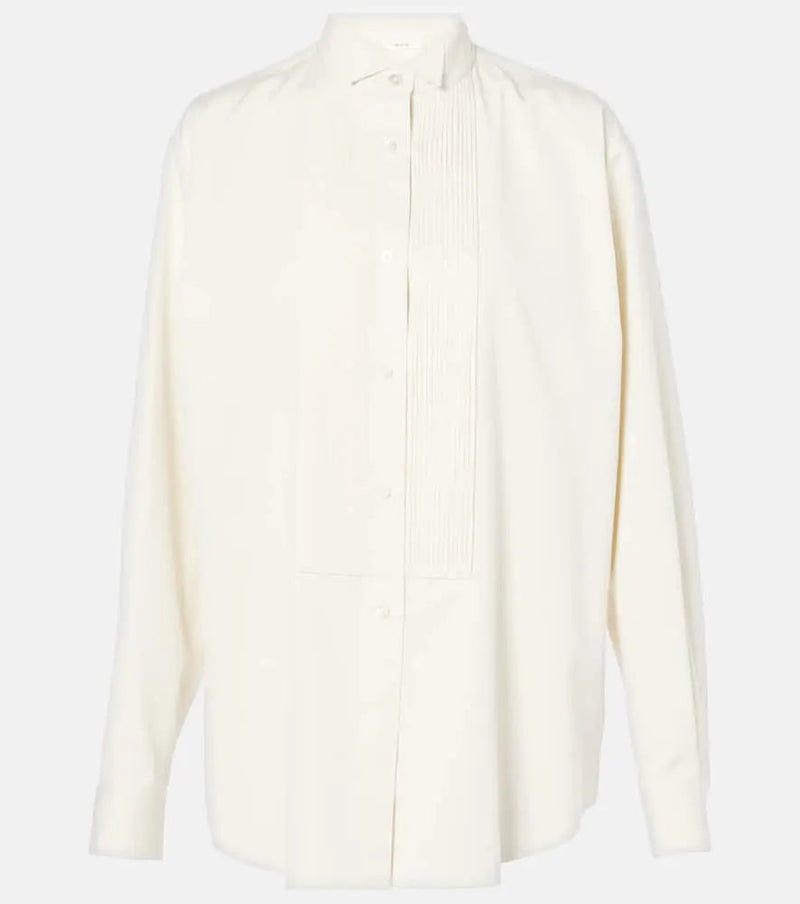 The Row Vince silk shirt