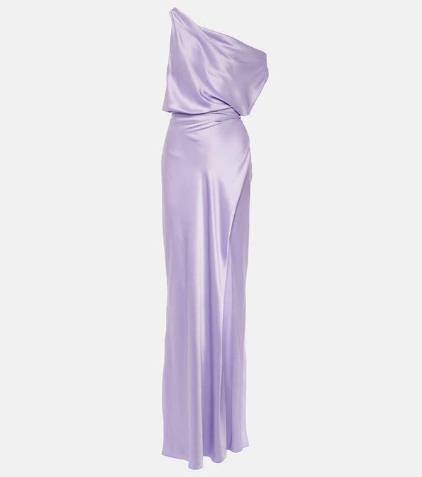 The Sei Asymmetric silk gown