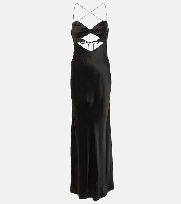 The Sei Cutout silk gown | LYBSTORE