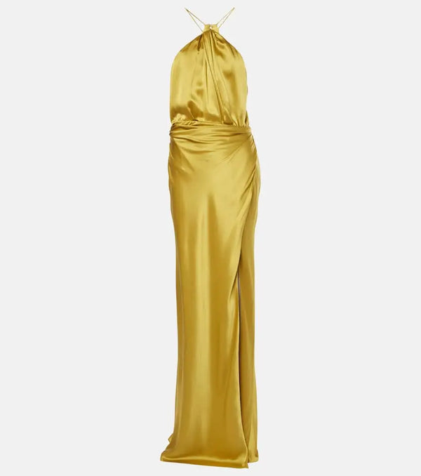 The Sei Draped silk gown | LYBSTORE