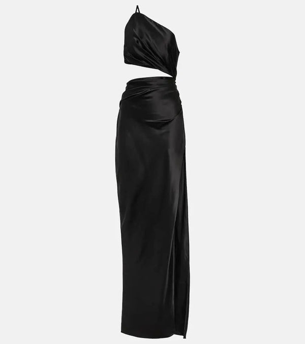 The Sei One-shoulder cutout silk gown | LYBSTORE