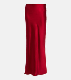 The Sei Silk satin maxi skirt