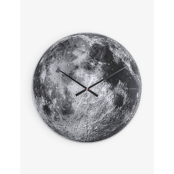 The Tech Bar Karlsson Large Earth glass wall clock | LYBSTORE