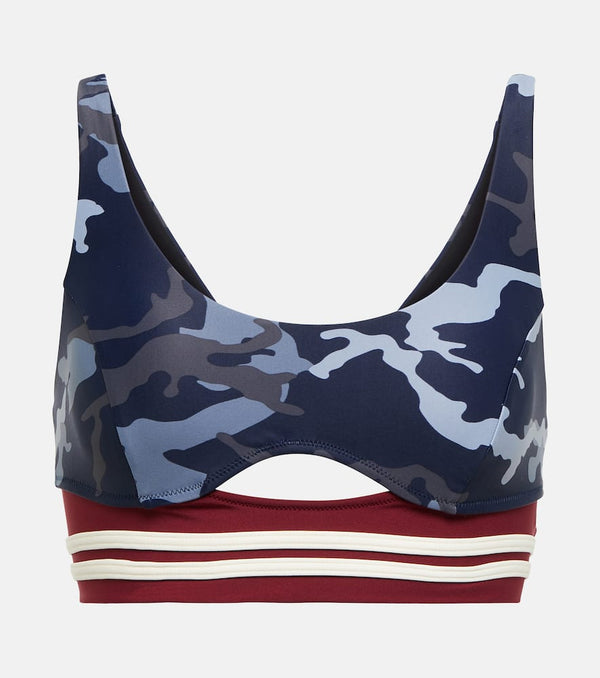 The Upside Marine Bailey printed sports bra | LYBSTORE