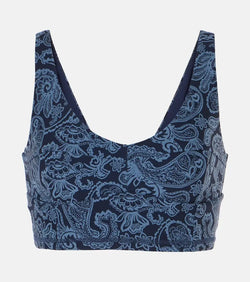 The Upside Peached Jade paisley sports bra | LYBSTORE