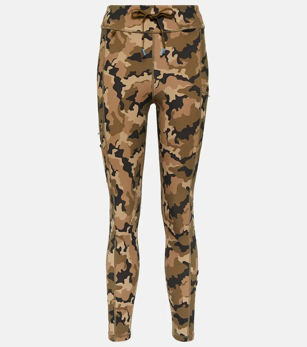 The Upside Trekky camouflage mid-rise leggings | LYBSTORE