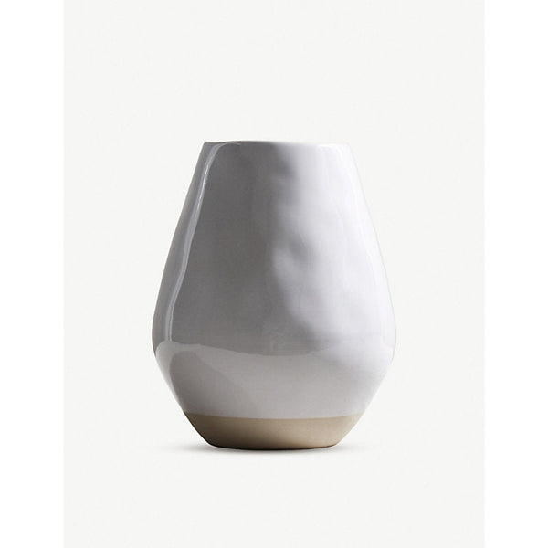 The White Company Parham ceramic vase 25cm x 12cm