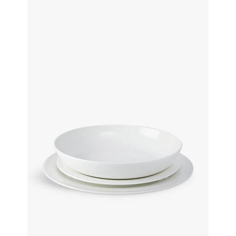 The White Company Symons 12-piece china dinner set