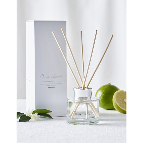 The White Company Tuscan Grove glass diffuser set 150ml