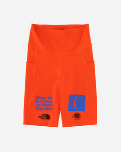 The North Face Project X Online Ceramics WMNS 9 Biker Shorts Power Orange