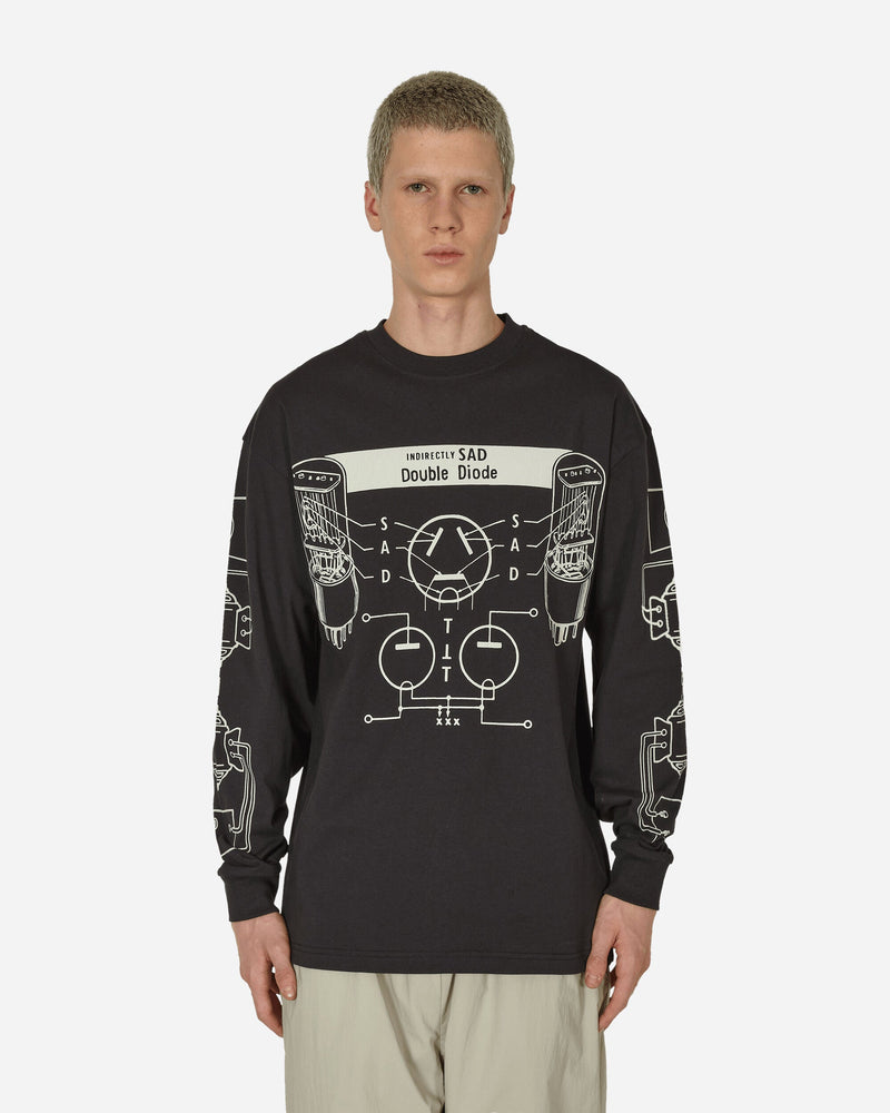 The Trilogy Tapes Sad Longsleeve T-Shirt Black