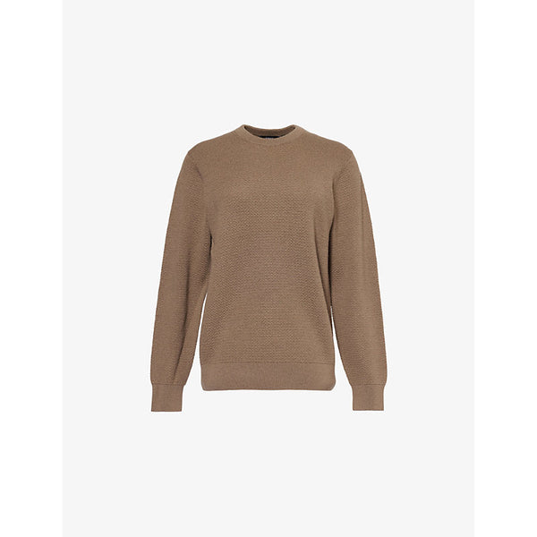 Theory Maden round-neck wool jumper