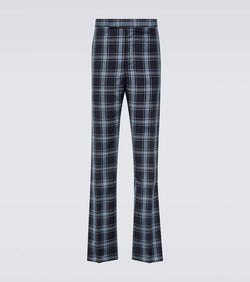 Thom Browne Checked wool and linen pants