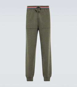 Thom Browne RWB Stripe cashmere sweatpants