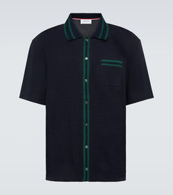 Thom Browne RWB Stripe cotton polo shirt