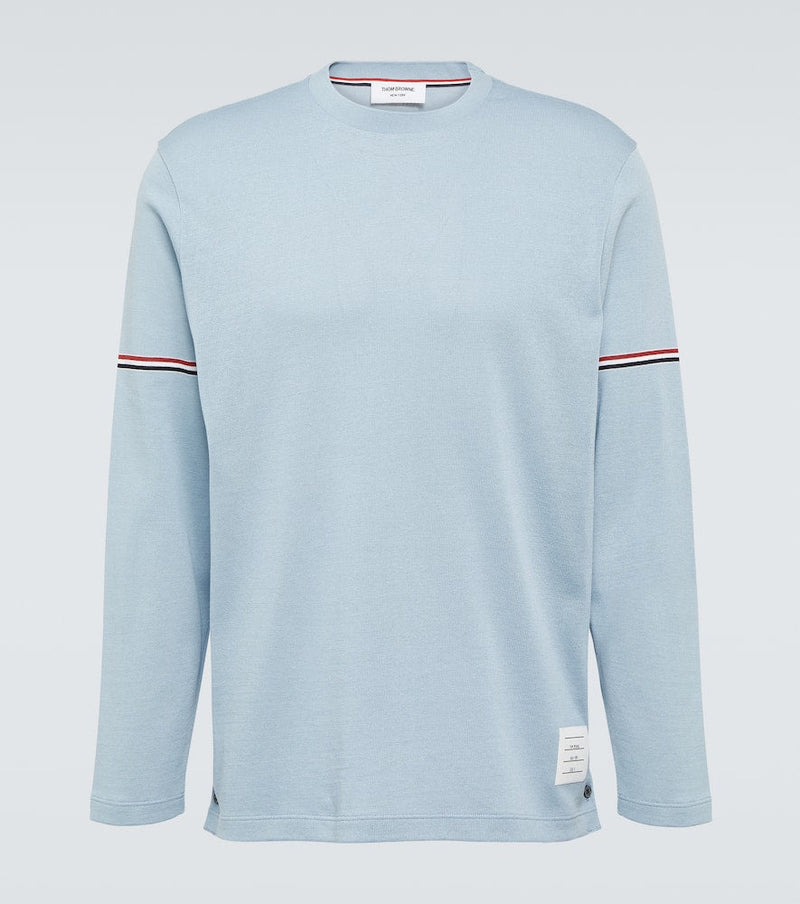 Thom Browne RWB Stripe cotton top