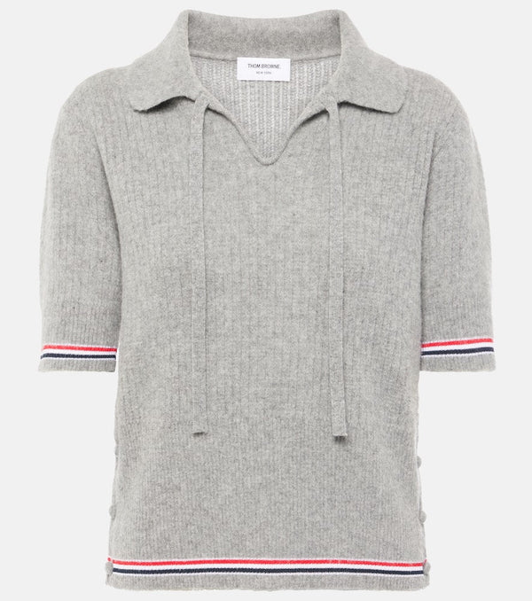 Thom Browne RWB Stripe wool-blend top