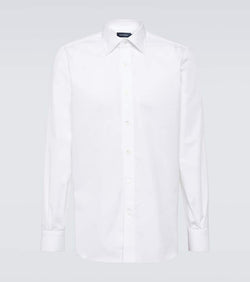 Thom Sweeney Lecce cotton poplin shirt